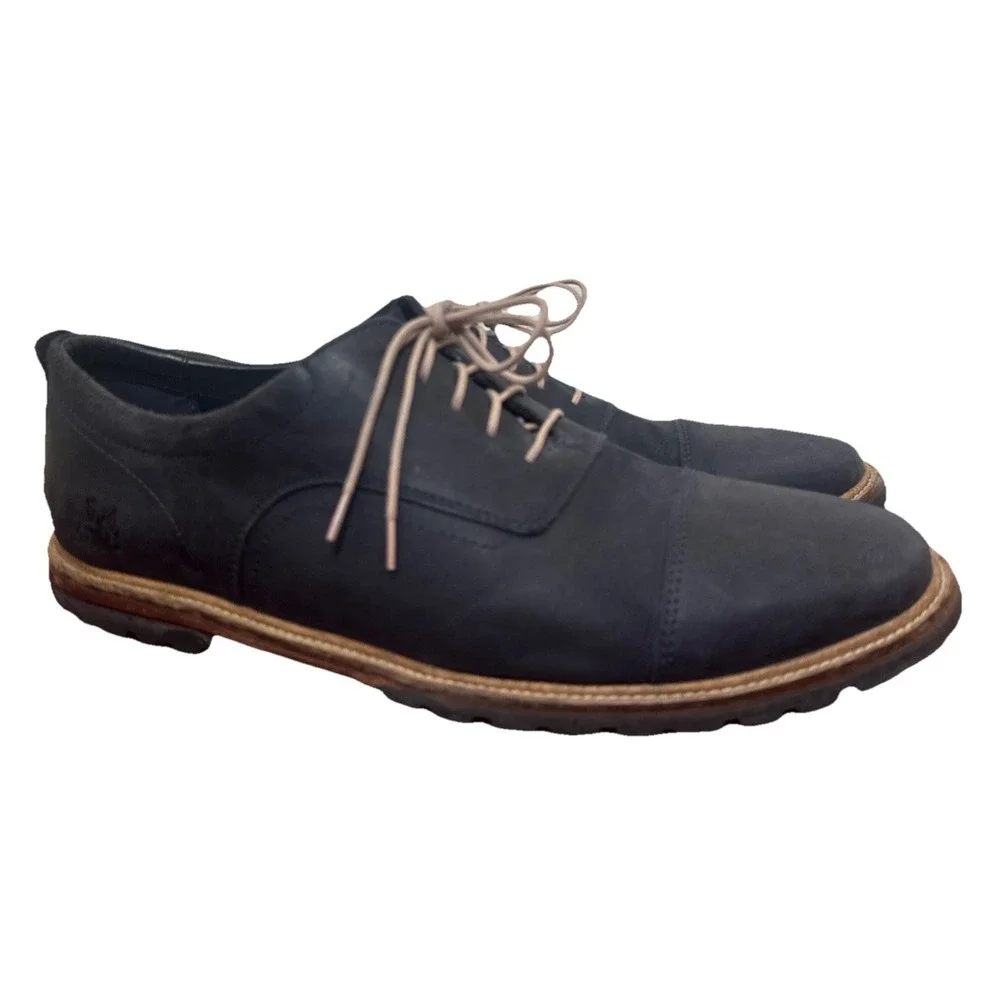 Cole Haan Grand‎ 360 WingTip Leather Navy Blue Dress Shoes Men's Size 11
